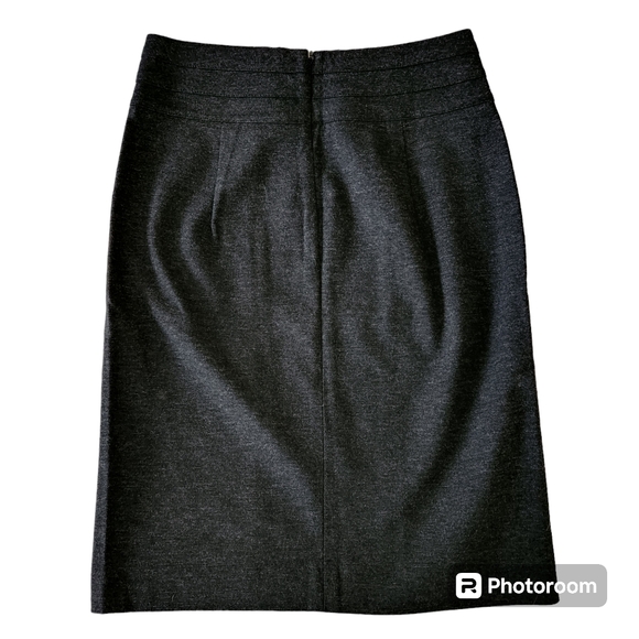 Cabi Stretch Pencil Skirt Charcoal 0 - Picture 3 of 5